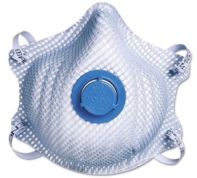 Moldex® N95 Particulate Respirator With Nuisance Level Acid Gas Relief, Medium/Large
