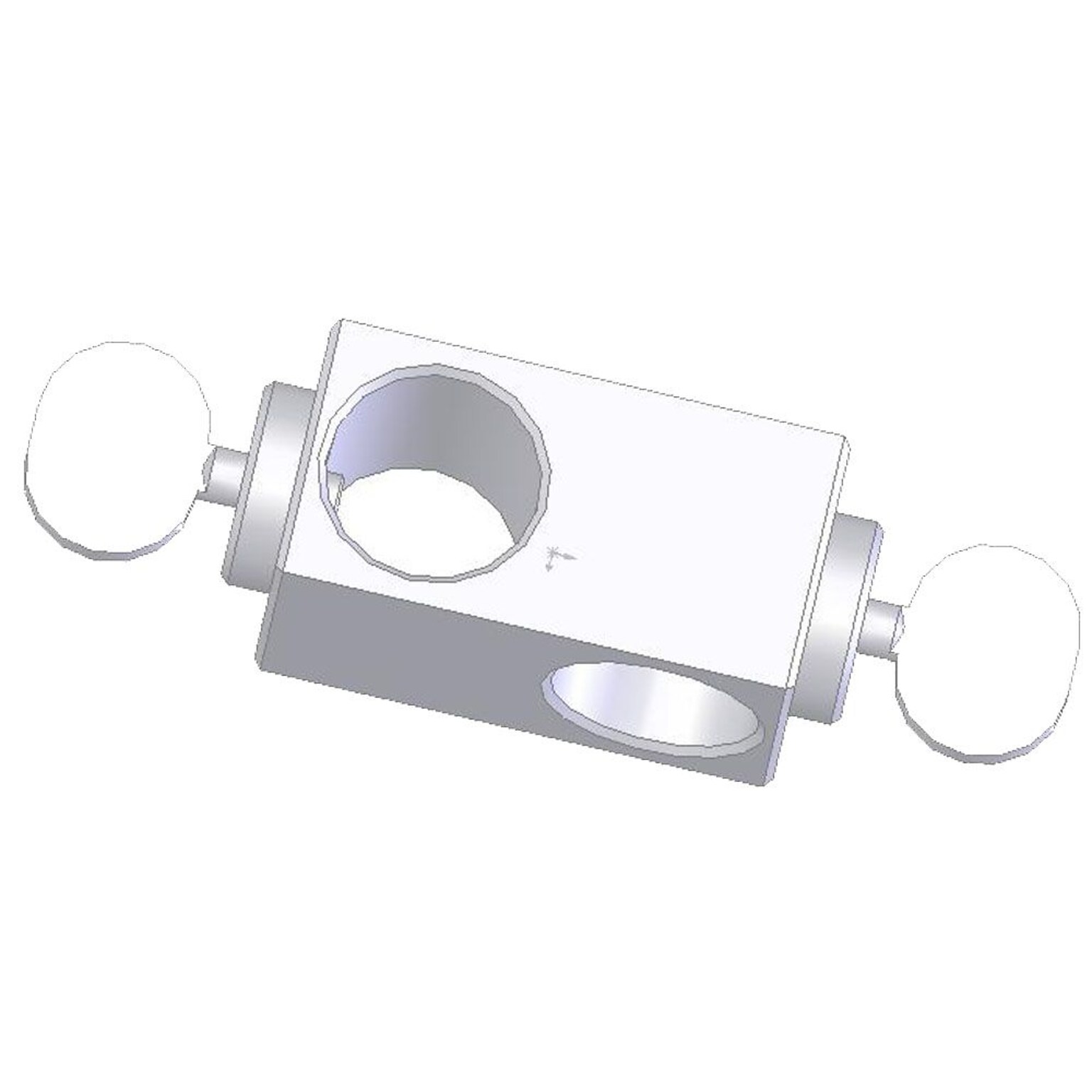 DWI Aluminuim Rod Clamp 2.75, Silver (100002)
