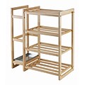 Winsome Isabel 84427 Shoe Rack with Umbrella Stand and Tray, Natural
