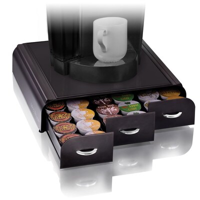 Mind Reader Anchor Coffee Pod Storage Drawer For 36 K-Cup, Black