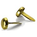 Officemate Round Head Fasteners, 1/2 Shank, Brass, 100/Box (OIC99802)