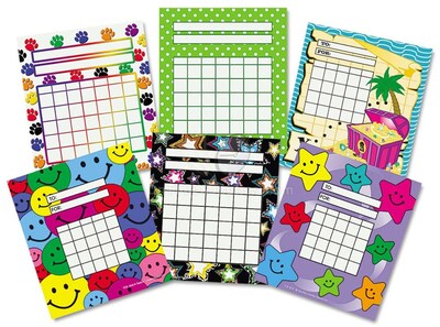 Individual Incentive Chart Pack, 36 ea. of 6 Chart Designs, 216 per Pack