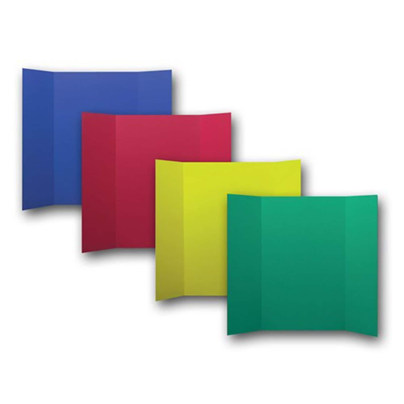 Flipside Project Board, 36 x 48, Assorted, 24/Pack (30073)