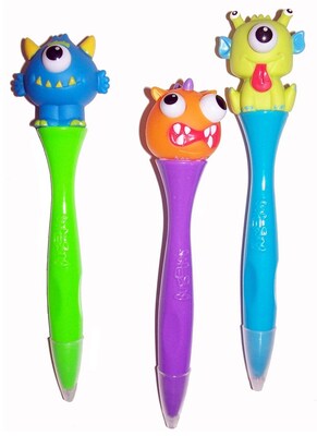 Inkology Bug Eye Pens Assorted Monster Designs