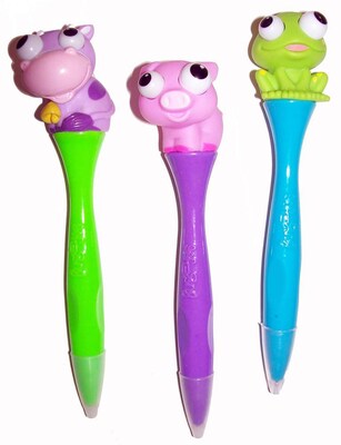 Inkology Rubber Bug Eyes Farm Pens