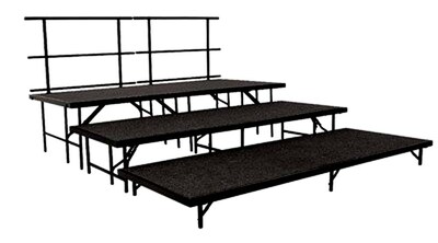 NPS® Straight Stage Set, Grey Carpet (SST36C02)