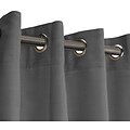 RoomDividersNow 8 x 15 Fabric Room Divider Curtain, Gray