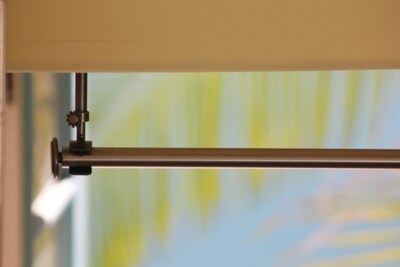 RoomDividersNow 54 - 100 Hanging Curtain Rod; Brushed Silver