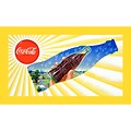 Trademark Coke Vintage Ad Sun & Rain Bottle Gallery-Wrapped Canvas Art, 20 x 36