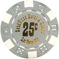Trademark Poker™ 11.5g Deadwood Hotel & Casino $0.25 Poker Chips, Gray, 100/Set