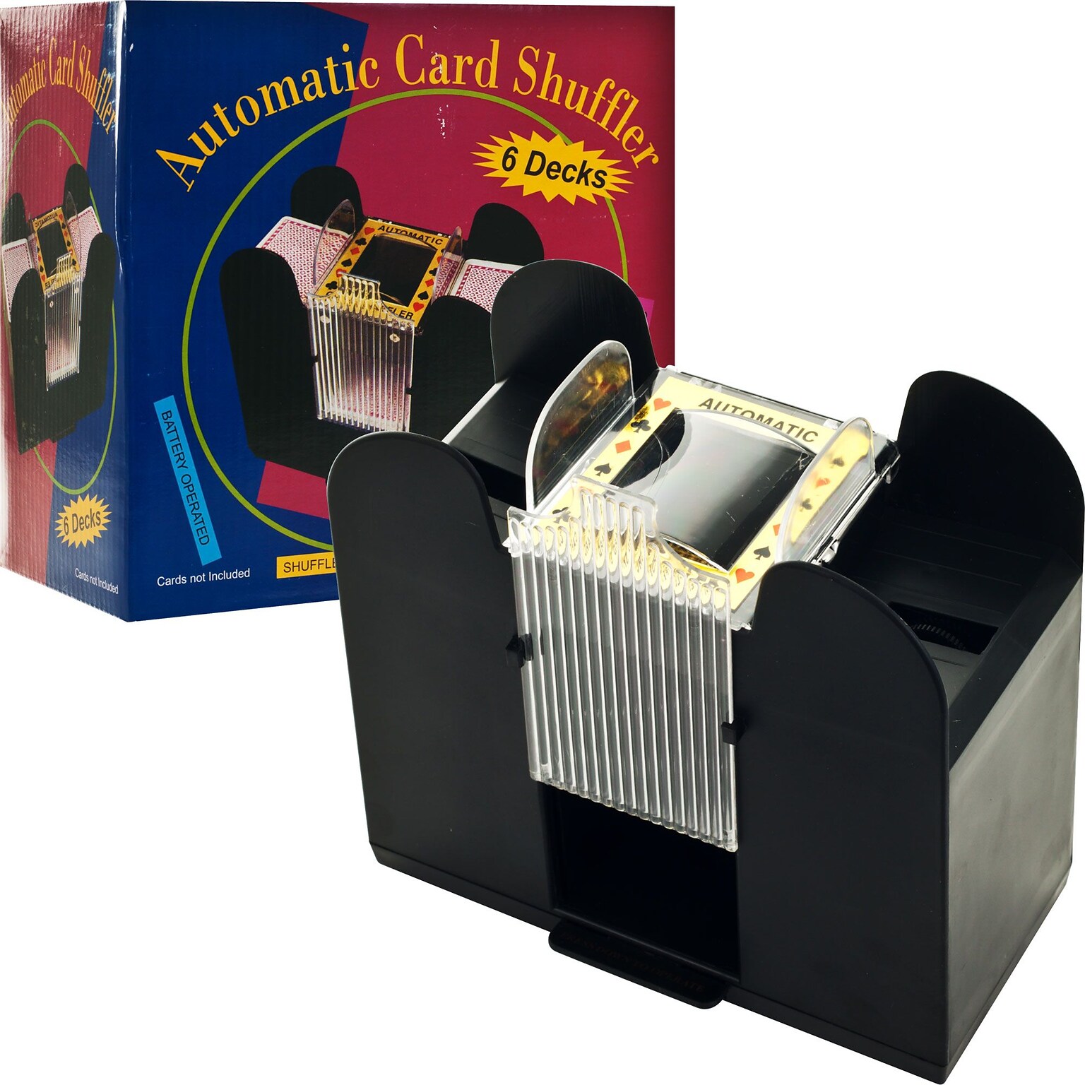Trademark Poker 6-Deck Automatic Card Shuffler (191344123477)