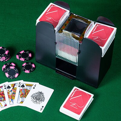 Trademark Poker 6-Deck Automatic Card Shuffler (191344123477)