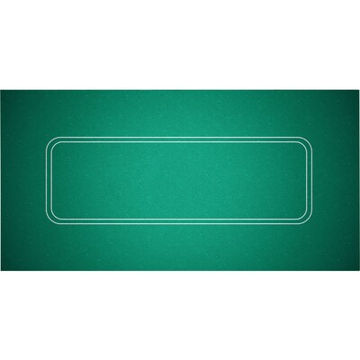 Trademark Poker™ 72 x 36 Texas Hold em Felt Layout, Green