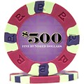 Trademark NexGen 9g Pro Classic Style $500 Poker Chips, Purple, 100/Set (886511354234)