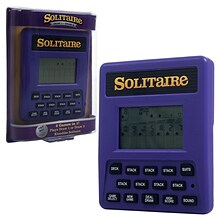 Trademark Games™ Electronic Handheld Solitaire Game, Purple