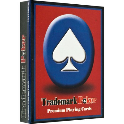 Trademark Poker Premium Poker Size Playing Cards, Blue (844296037636)