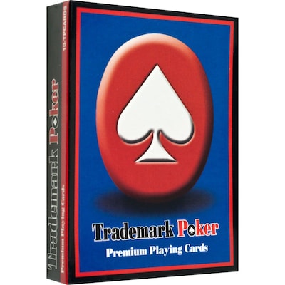 Trademark Poker™ Premium Poker Size Playing Cards, Red