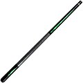 Trademark Games™ 2 Piece Designer Brass Joint Pool Cue Stick With Case; Emerald Green