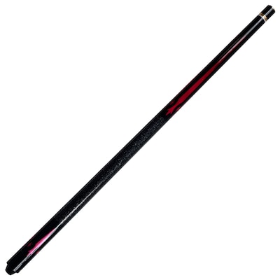 Trademark Games™ 2 Piece Designer Brass Joint Pool Cue Stick With Case; Ruby Red