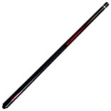 Trademark Games™ 2 Piece Designer Brass Joint Pool Cue Stick With Case; Ruby Red