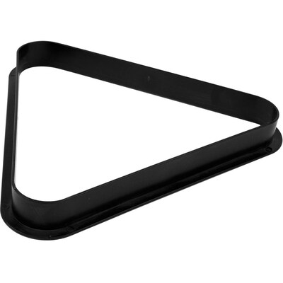 Trademark Games™ Eight Ball Plastic Billiard Black Triangle Rack