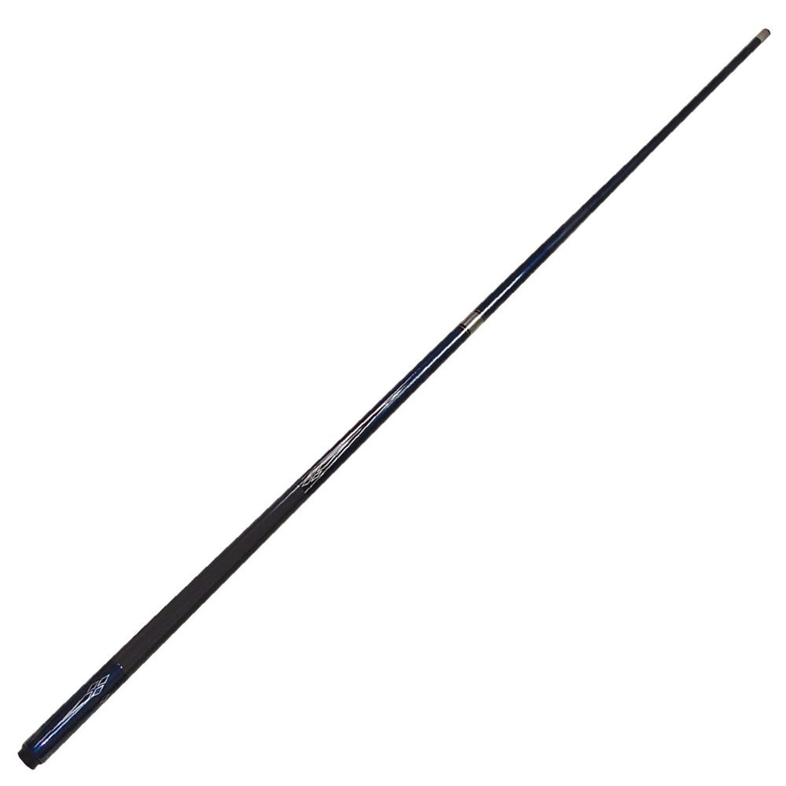 Trademark Games™ 2 Piece Titanium Designer Pool Cue Stick With Case; Metallic Blue