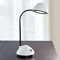 Trademark Lavish Home 3W Bright Energy Saving LED Desk Lamp, White