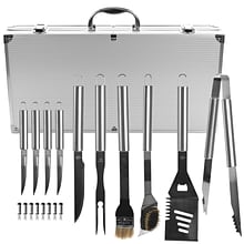 Trademark Chef Buddy™ 19 Piece Heavy Duty BBQ Set With Case