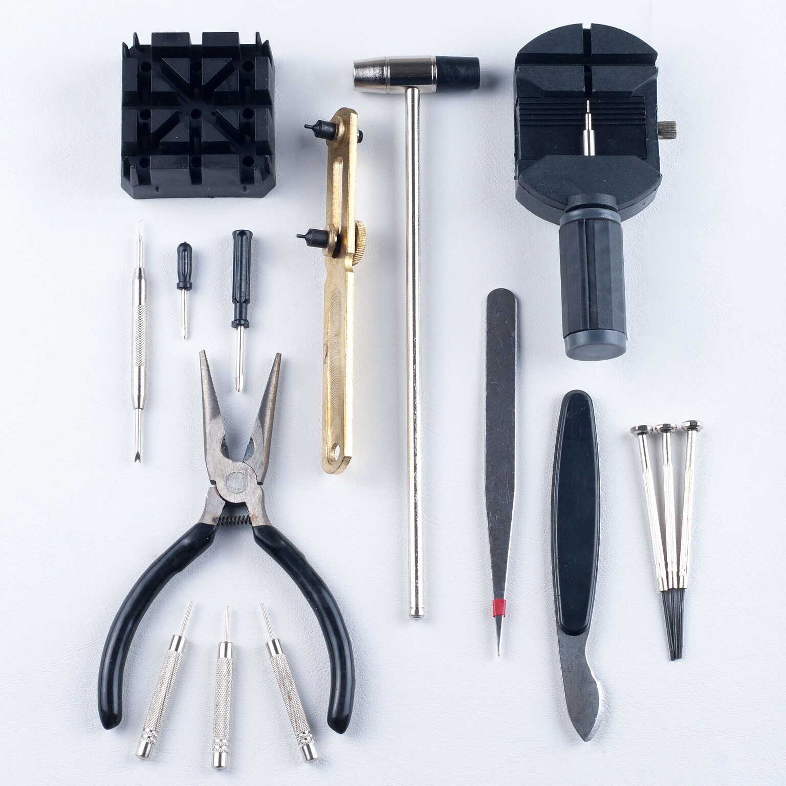 Trademark Stalwart™ Professional Watch Jewellery Repair Tool Kit, 16 Piece