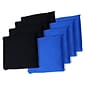 Trademark Games™ 5" x 5" Championship Cornhole Bean Bags, Black/Blue, 8/Set