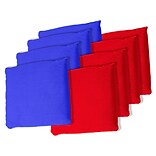 Trademark Games™ 5 x 5 Championship Cornhole Bean Bags, Blue/Red, 8/Set