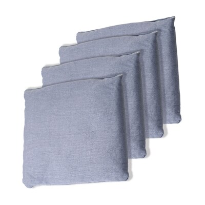 Trademark Games™ 5 x 5 Championship Cornhole Bean Bags, Gray, 4/Set
