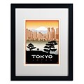 Trademark Anderson Tokyo Art, White Matte With Black Frame, 16 x 20