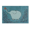 Trademark Carla Martell Garden Elephant Gallery-Wrapped Canvas Art, 22 x 32