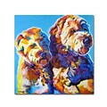 Trademark DawgArt Max and Maggie Gallery-Wrapped Canvas Art, 35 x 35