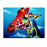 Trademark DawgArt Giraffe Gallery-Wrapped Canvas Art, 14 x 19