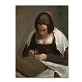 Trademark Diego Velazquez The Needlewoman 1640-50 Gallery-Wrapped Canvas Art, 14 x 19