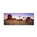 Trademark David Evans Devils Marbles & Ghost Gums Gallery-Wrapped Canvas Art, 8 x 24