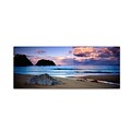 Trademark David Evans Kaiteriteri Sunset Gallery-Wrapped Canvas Art, 8 x 24