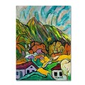 Trademark Manor Shadian Maui Peaks Gallery-Wrapped Canvas Art, 14 x 19