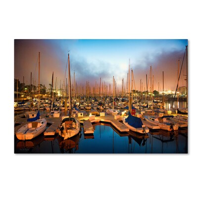 Trademark David Ayash Marina Del Rey - Southern California Gallery-Wrapped Canvas Art, 22 x 32