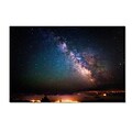 Trademark David Ayash Milky Way Over Acadia National Park.. Gallery-Wrapped Canvas Art, 30 x 47