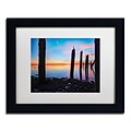 Trademark David Ayash Jamaica Bay Sunset - NYC I Art, White Matte With Black Frame, 11 x 14