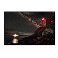 Trademark David Ayash Bass Harbor Lighthouse - Maine Gallery-Wrapped Canvas Art, 30 x 47