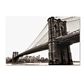 Trademark CATeyes Brooklyn Bridge 2 Gallery-Wrapped Canvas Art, 30 x 47