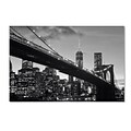 Trademark CATeyes Brooklyn Bridge 5 Gallery-Wrapped Canvas Art, 30 x 47