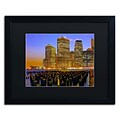 Trademark CATeyes City Lights 2 Art, Black Matte W/Black Frame, 16 x 20