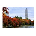 Trademark CATeyes Tidal Basin Autumn 3 Gallery-Wrapped Canvas Art, 12 x 19