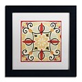 Trademark Daphne Brissonnet Bohemian...Square II Art, White Matte W/Black Frame, 11 x 11