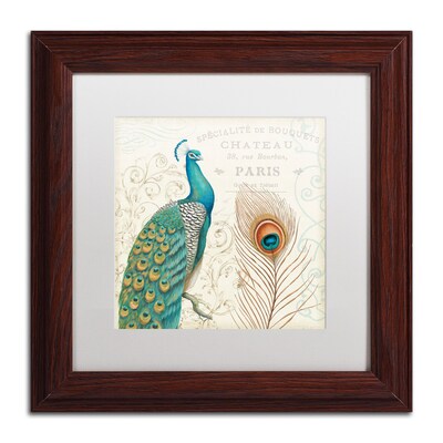 Trademark Daphne Brissonnet Majestic Beauty I Square Art, White Matte W/Wood Frame, 11 x 11